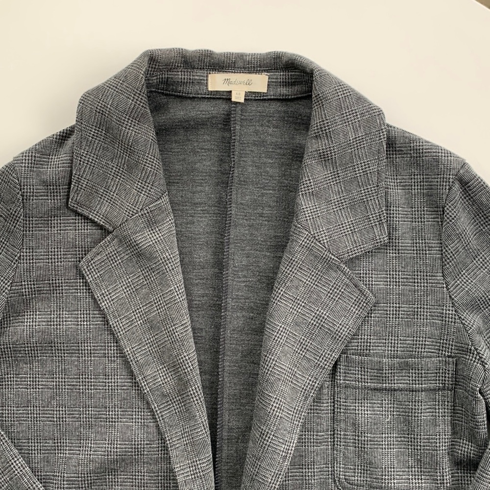 Madewell lightweight buttonless blazer size XS